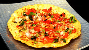 Cheesy masala papad Receipe